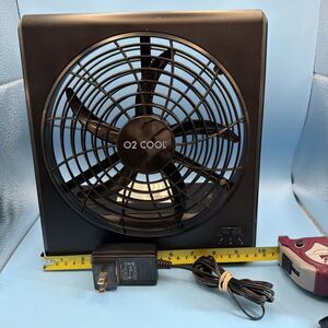 O2COOL 10 INCH BATTERY OR ELECTRIC PORTABLE FAN, Works Great 2 Speed